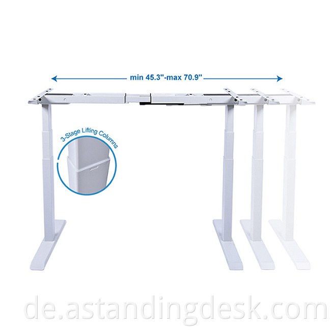 Ergonomic Office High Power Electric L Shape Desk